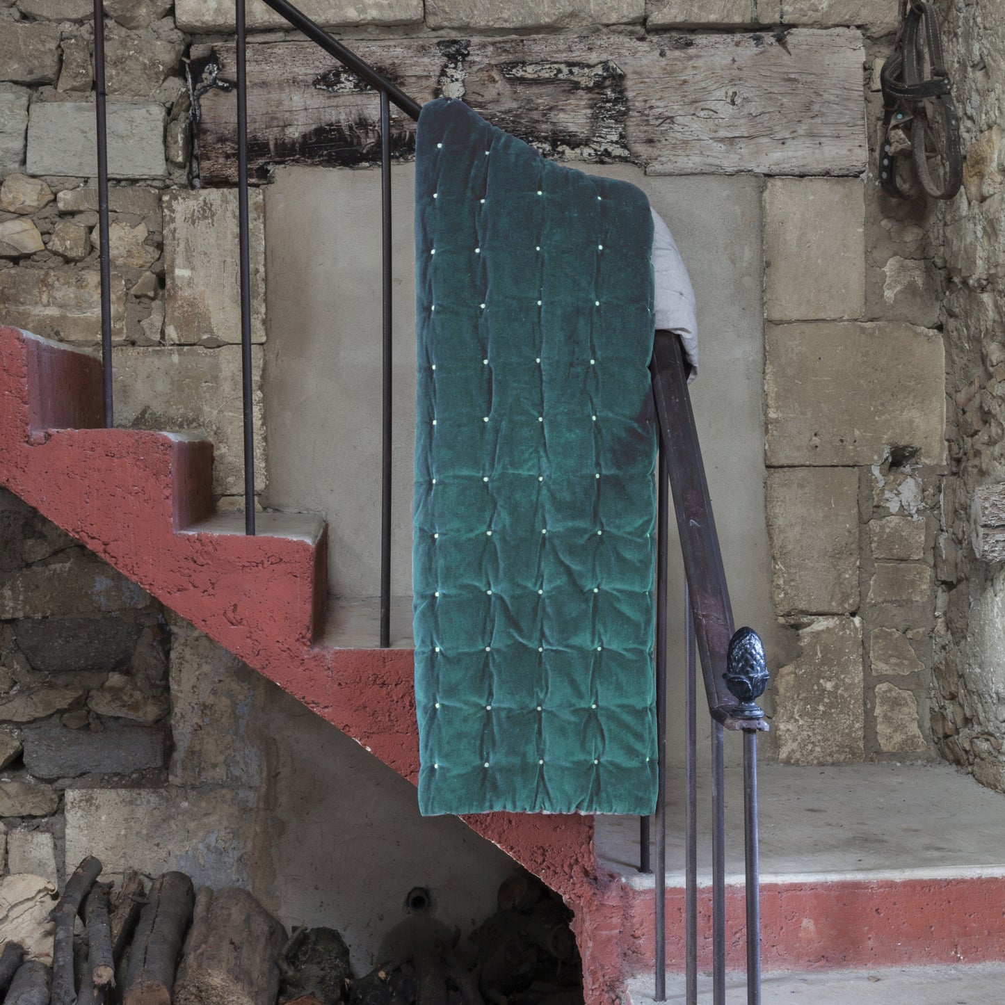 elise prekrivac za krevet 240x260 zeleno siva