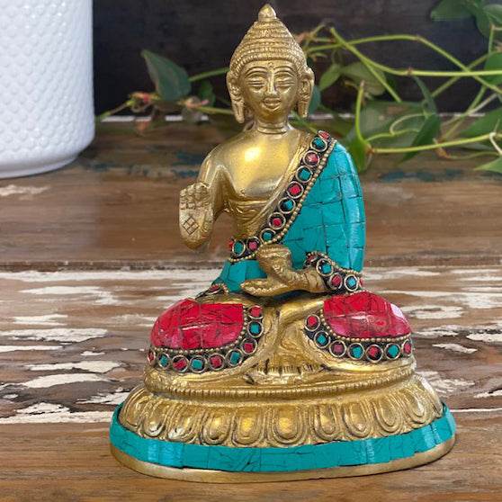 eklekticna buddha figurina 13x15