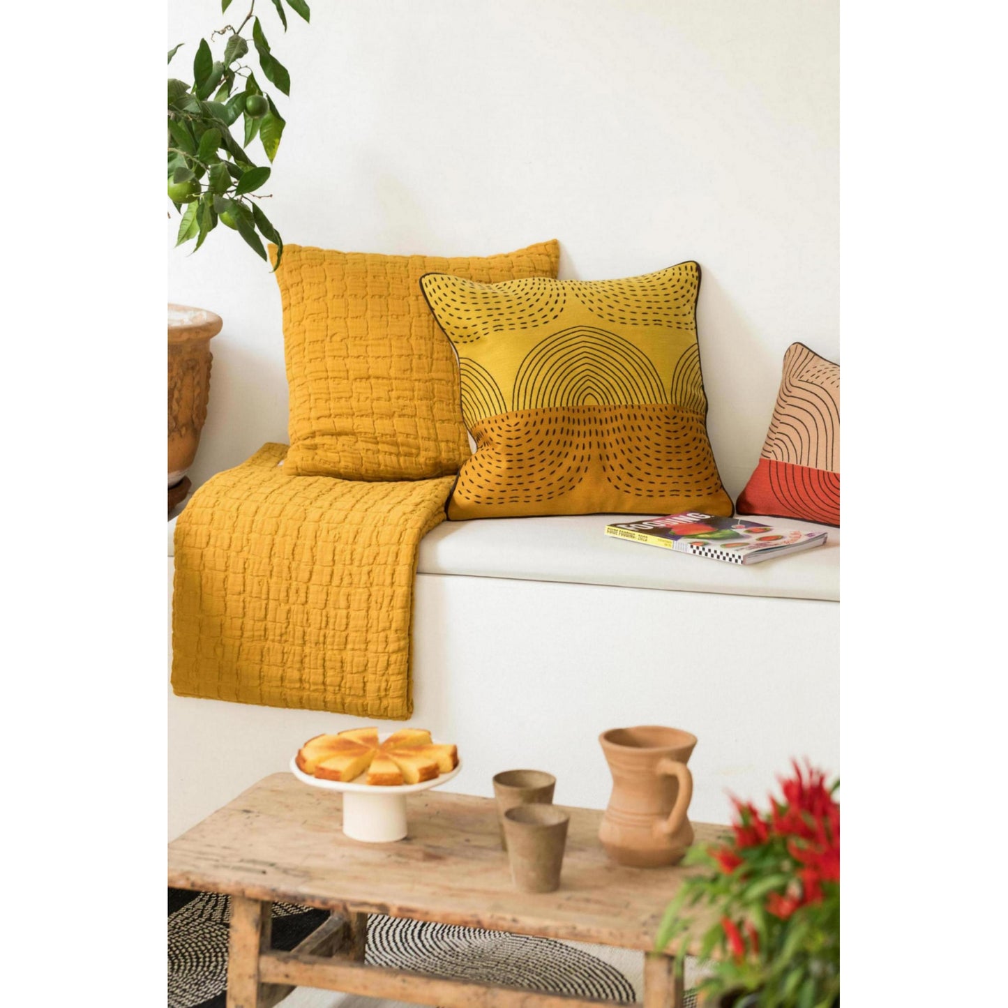 swami prekrivac za krevet 240x260 safran