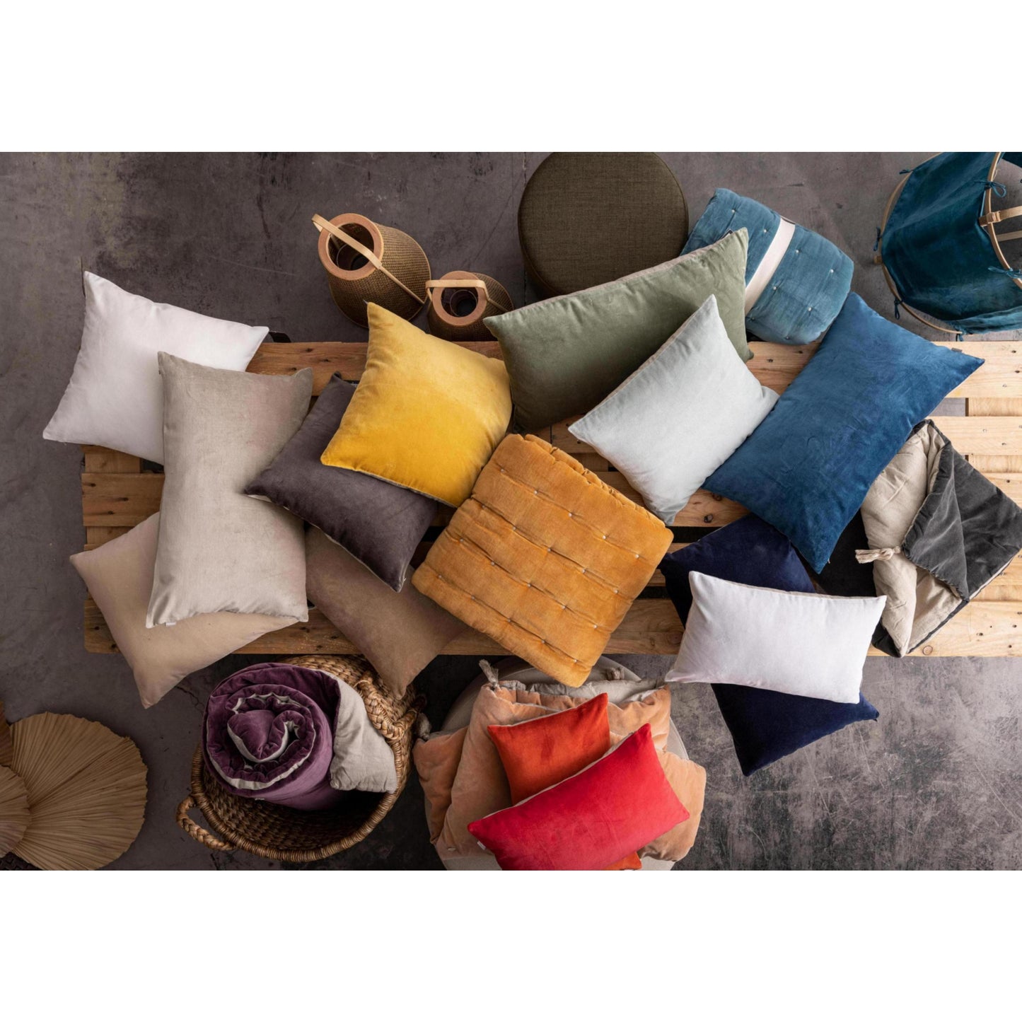 elise ukrasni jastuk pamuk oker