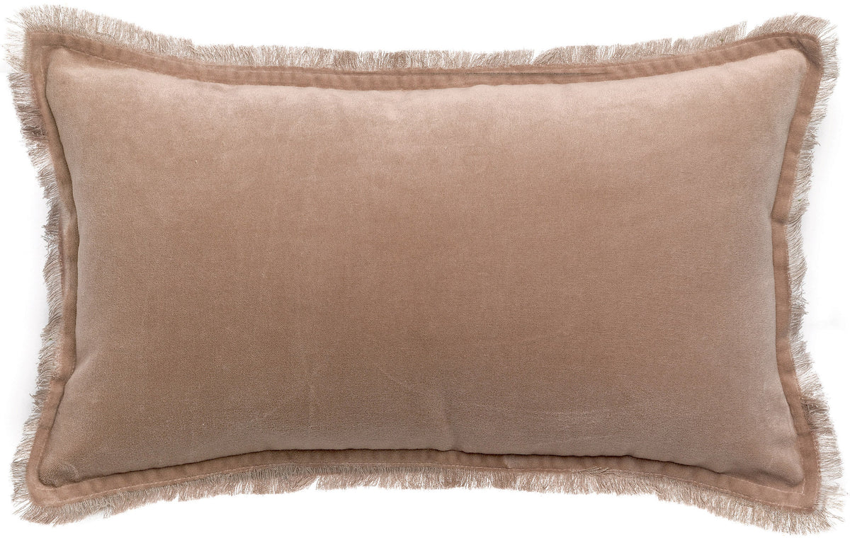 Fara Dekokissen 30X50 Taupe Baumwolle