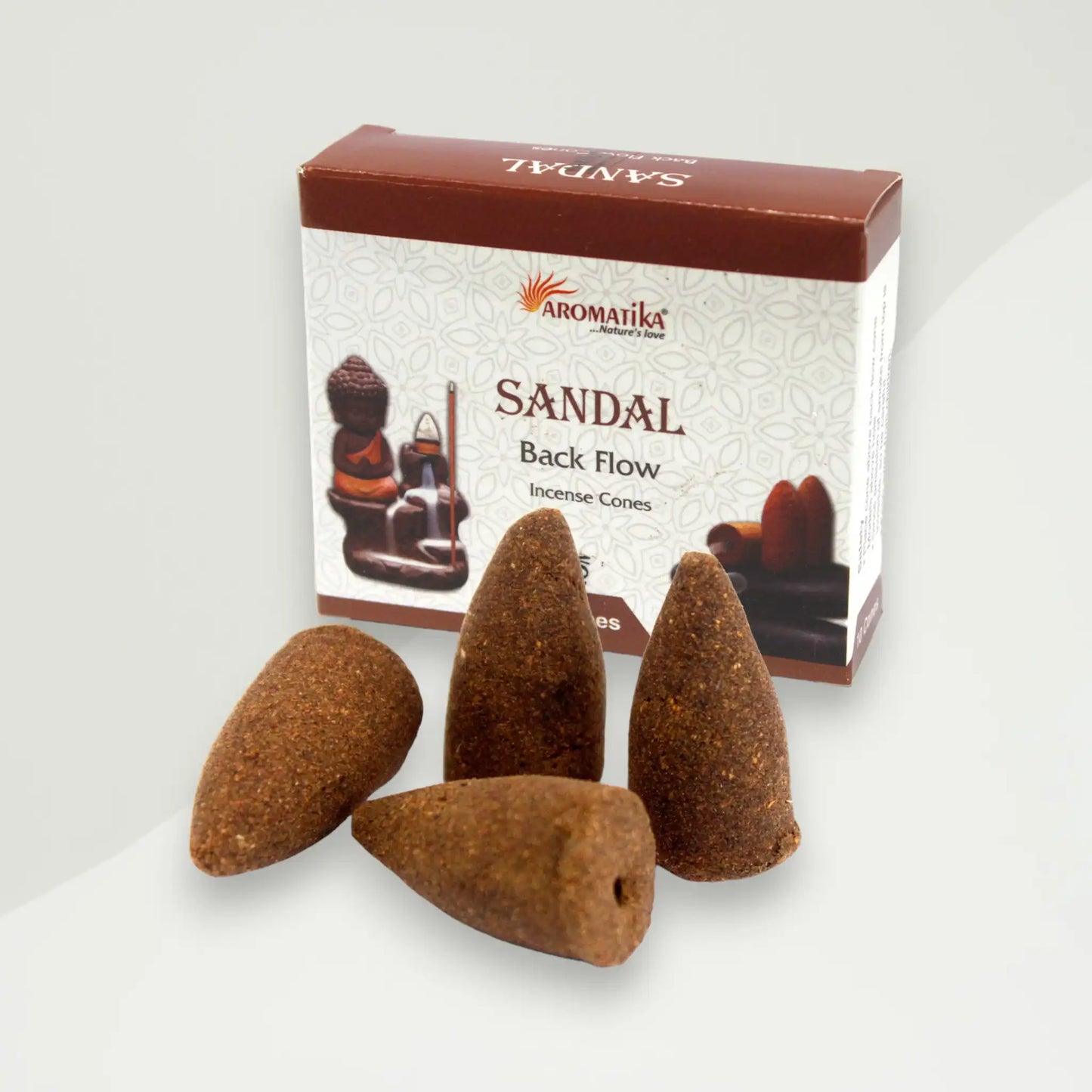 sandalwood backflow mirisni cunjici 120g red