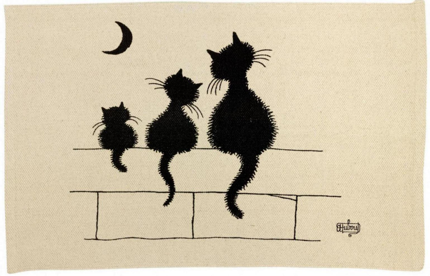 Tepih Dubout 60X90, Pamuk, Krem, Crno