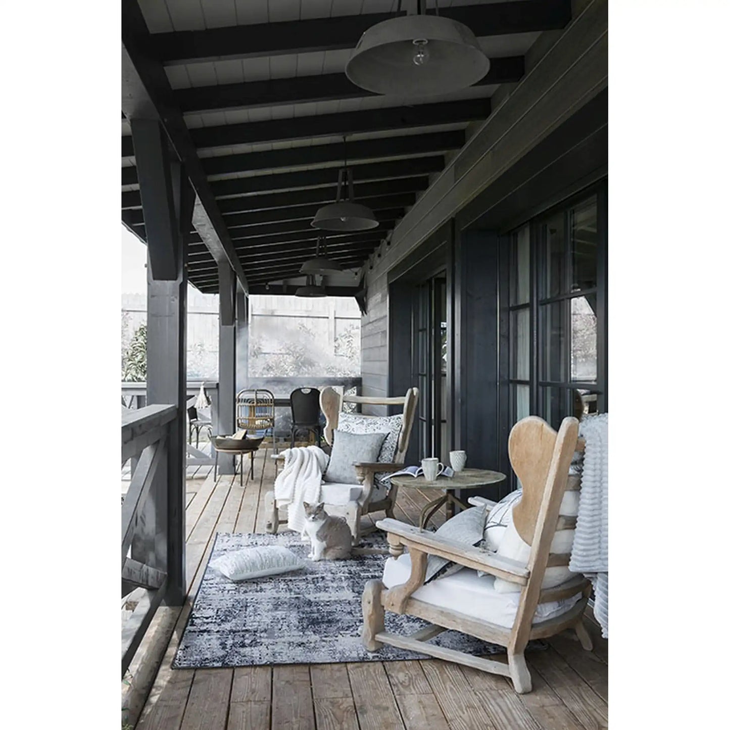 catania vanjski tepih 60 x 110 crna apstraktni rg018 a 60x110 blk