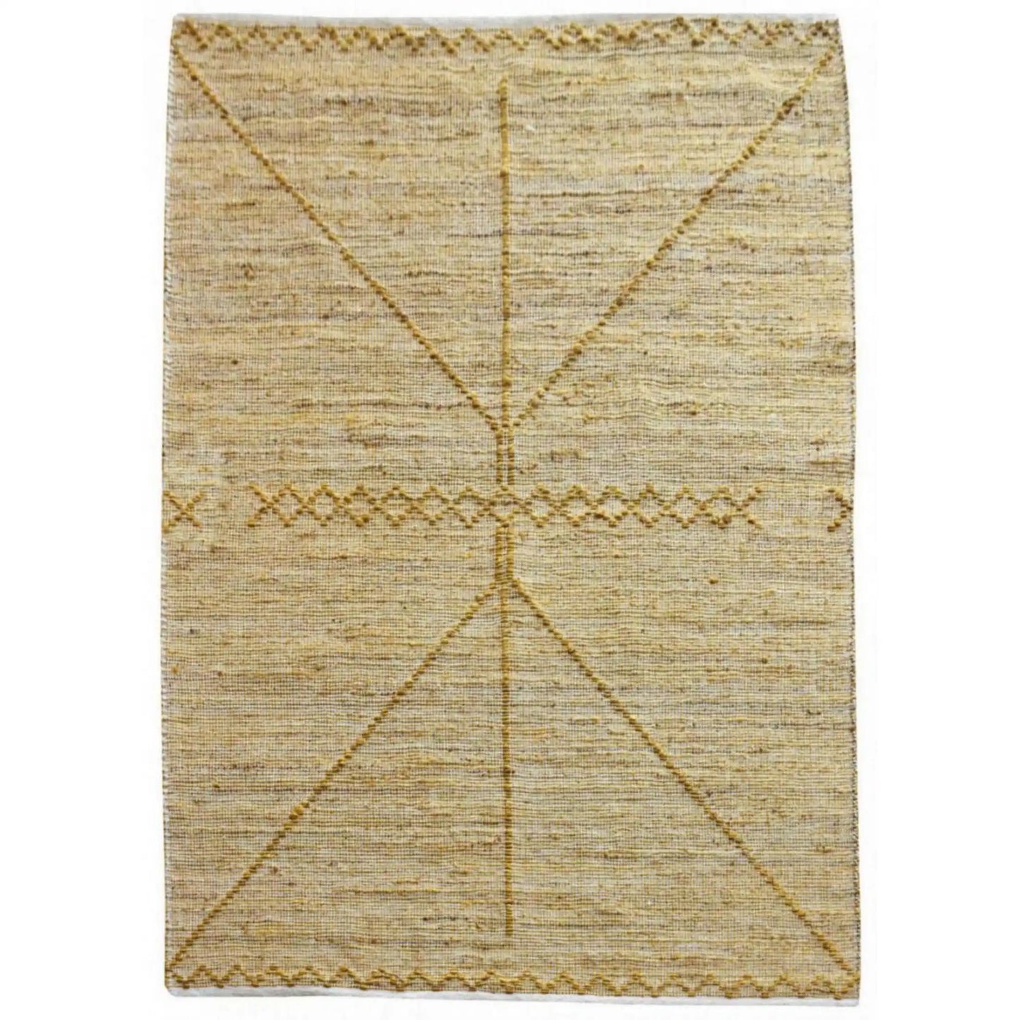 Jiazi Tepih 160 X 230, Žuta, Geometrijski