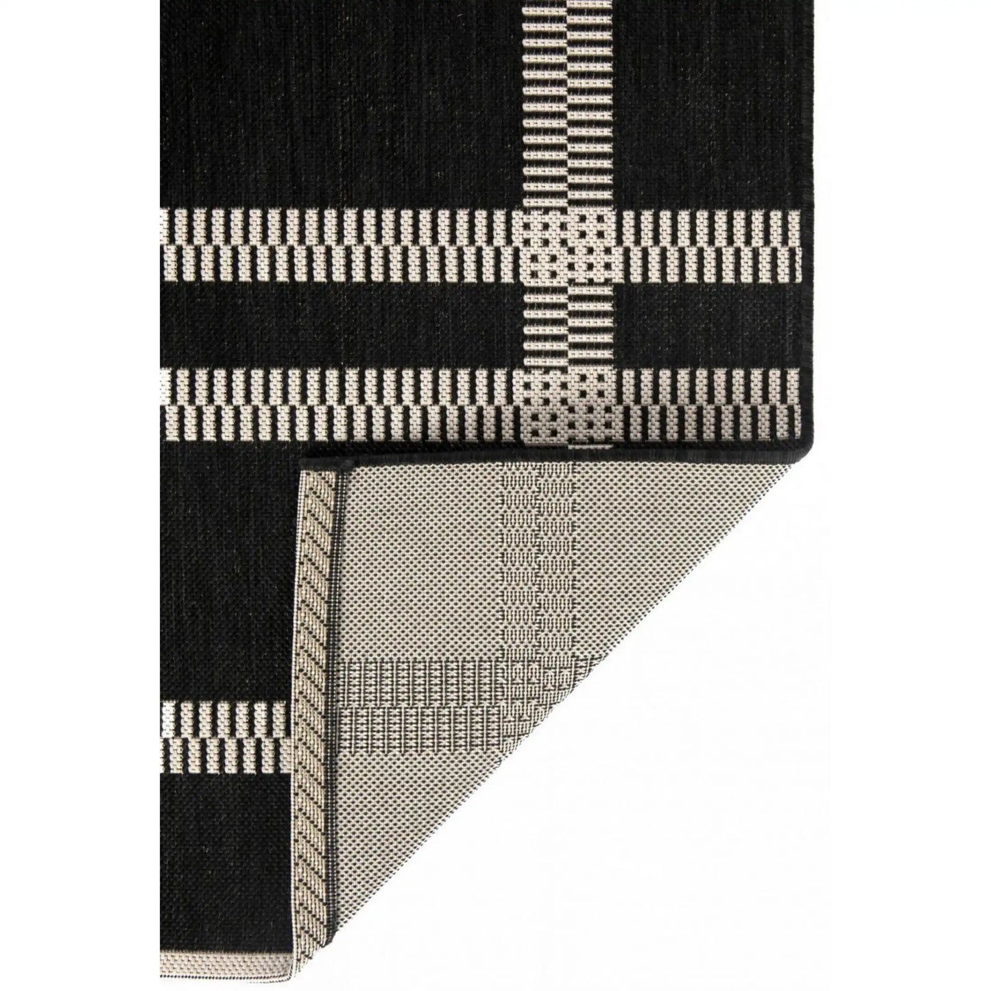 paomia vanjski tepih 160 x 230 crna karirani rg176 a 160x230 thr