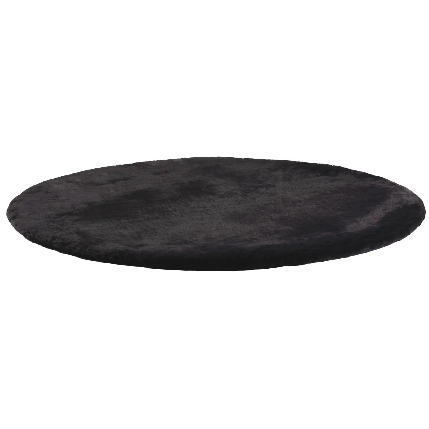 eddy okrugli tepih diameter 120 crna jednobojan rg209 a di120 shw