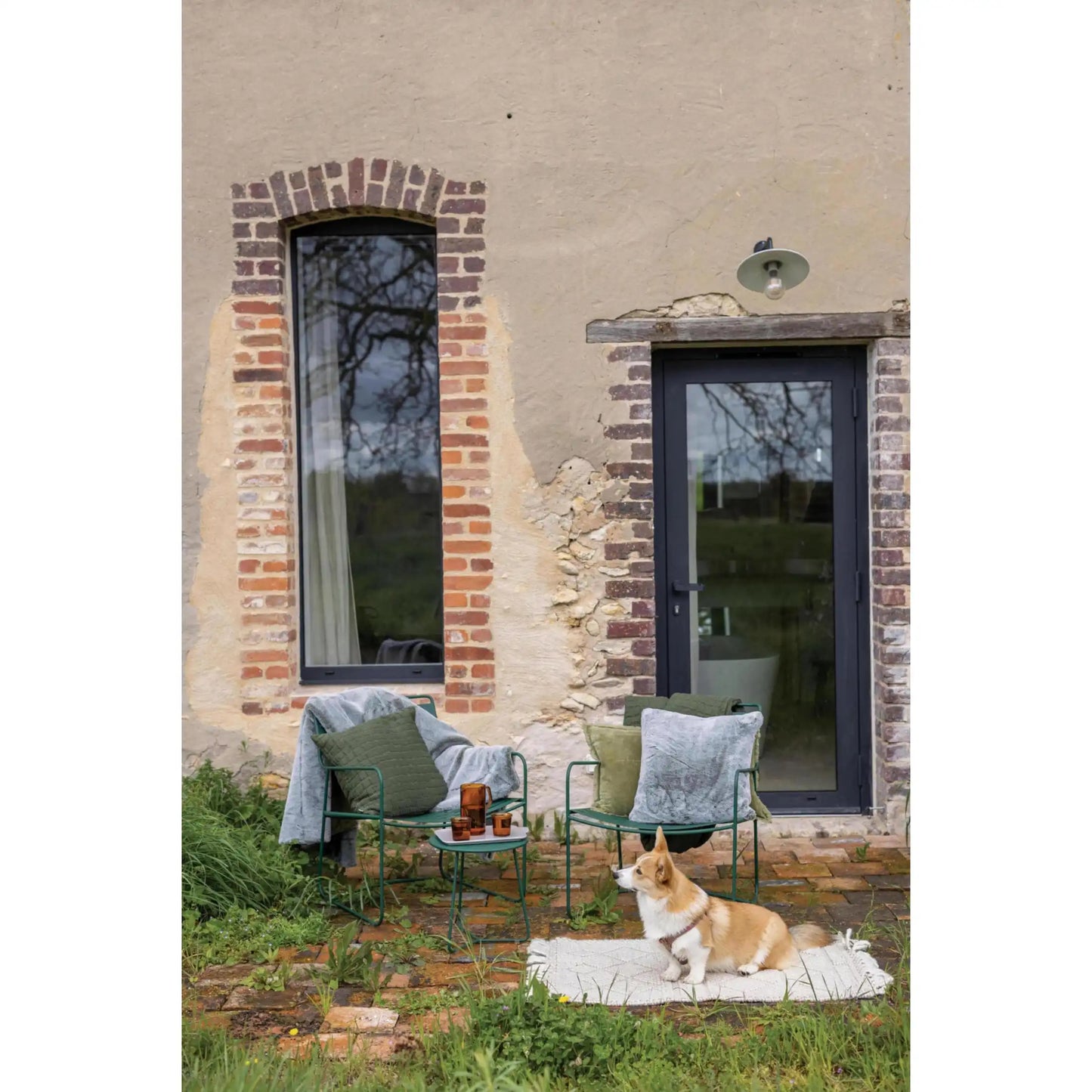 soan vanjski tepih 60 x 90 bijela romb rg269 a 60x90 snw