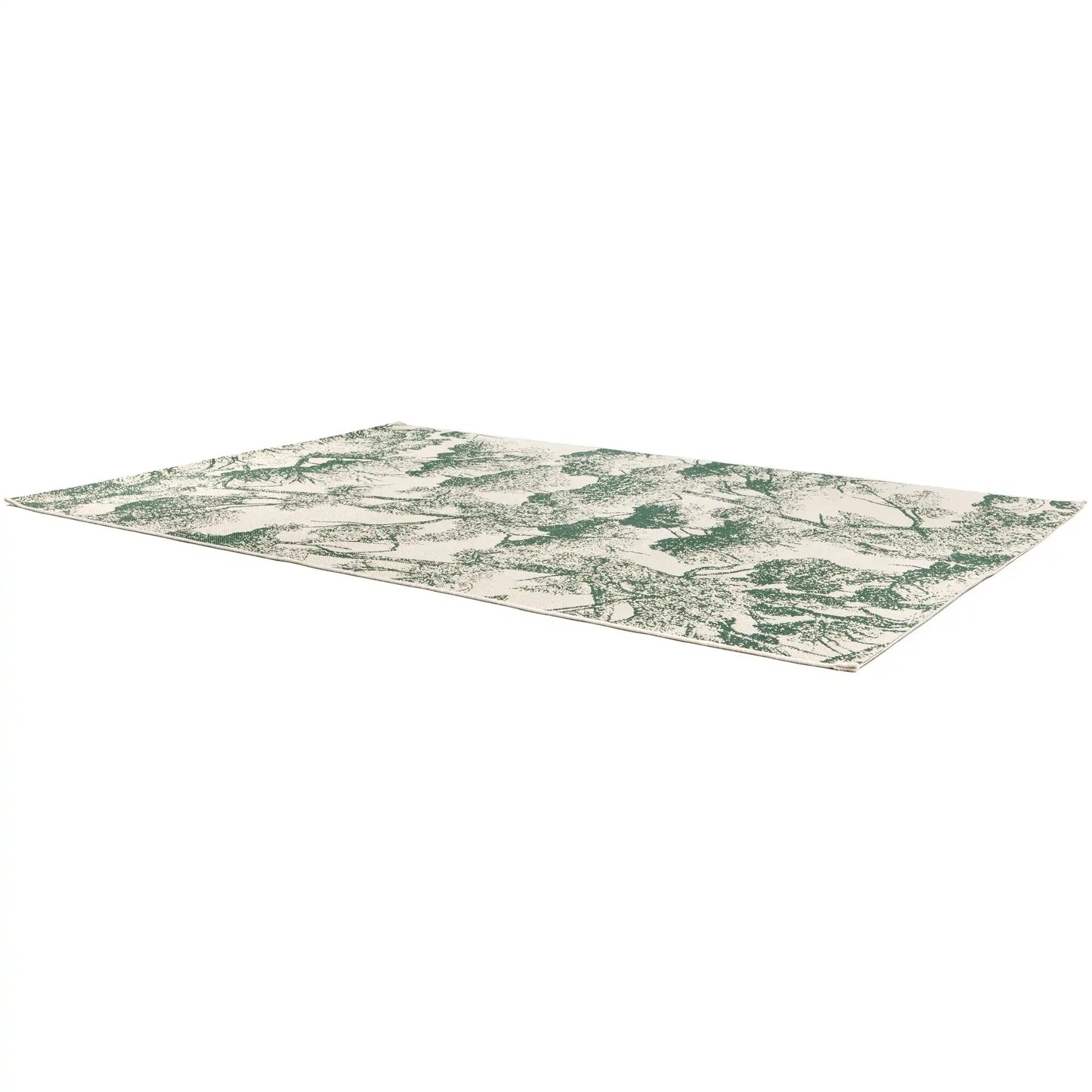 deva vanjski tepih 160 x 230 zelena cvjetni rg289 a 160x230 the