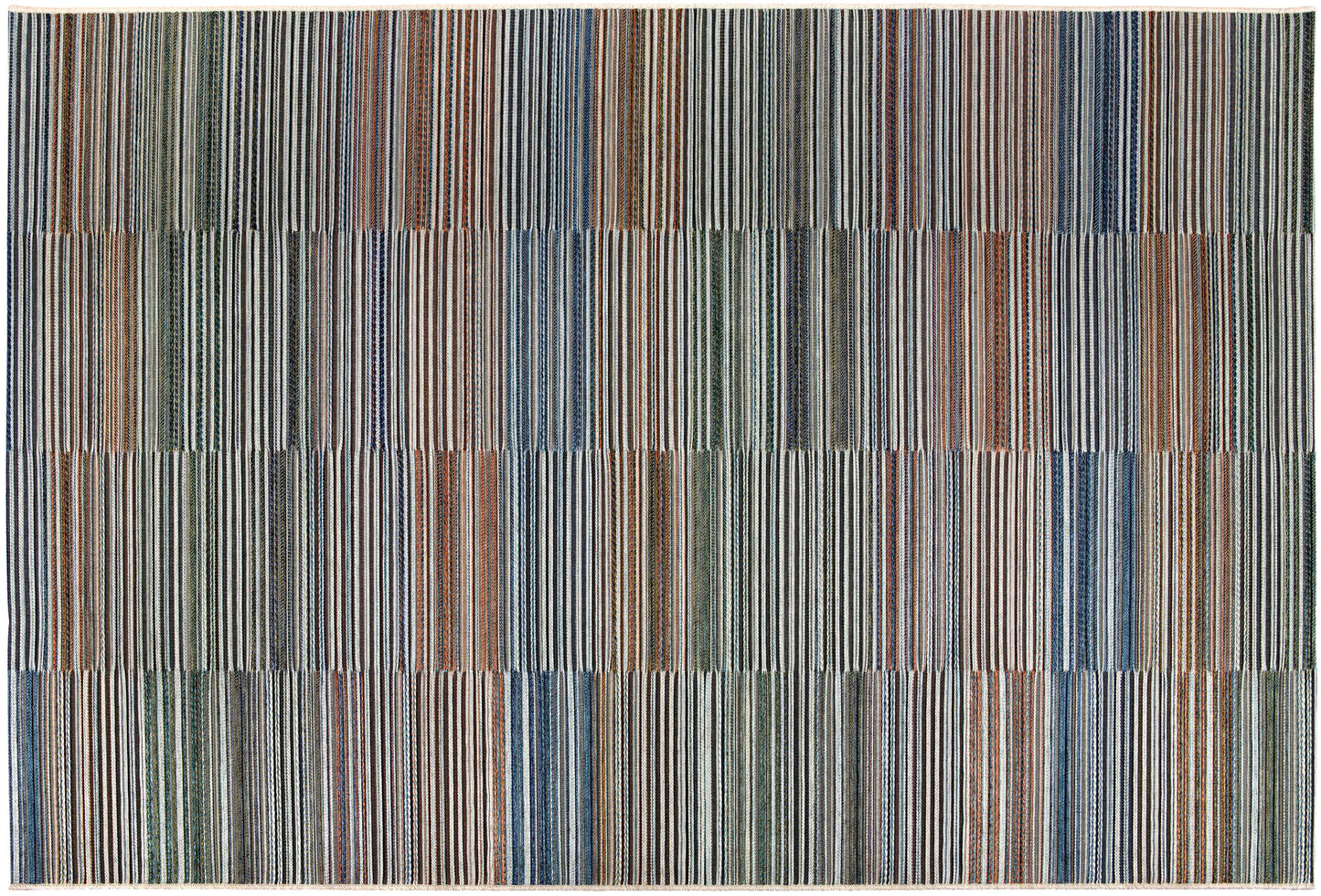Tepih Bianca 120X170X1, Polipropilen, Multi, Plava