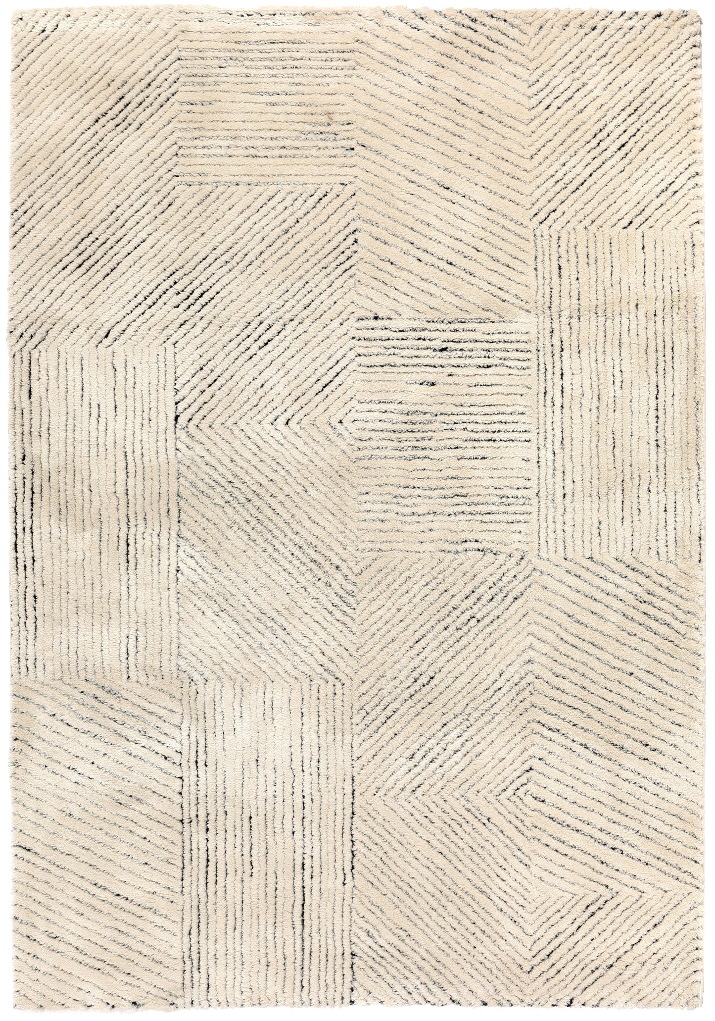 Tepih Luna 160X230X2, Polipropilen, Krem
