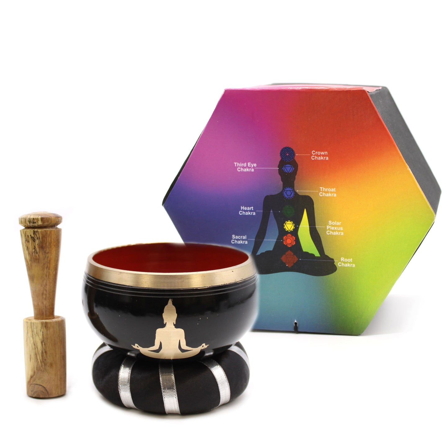 crna buddha zvucna zdjela od mjeda