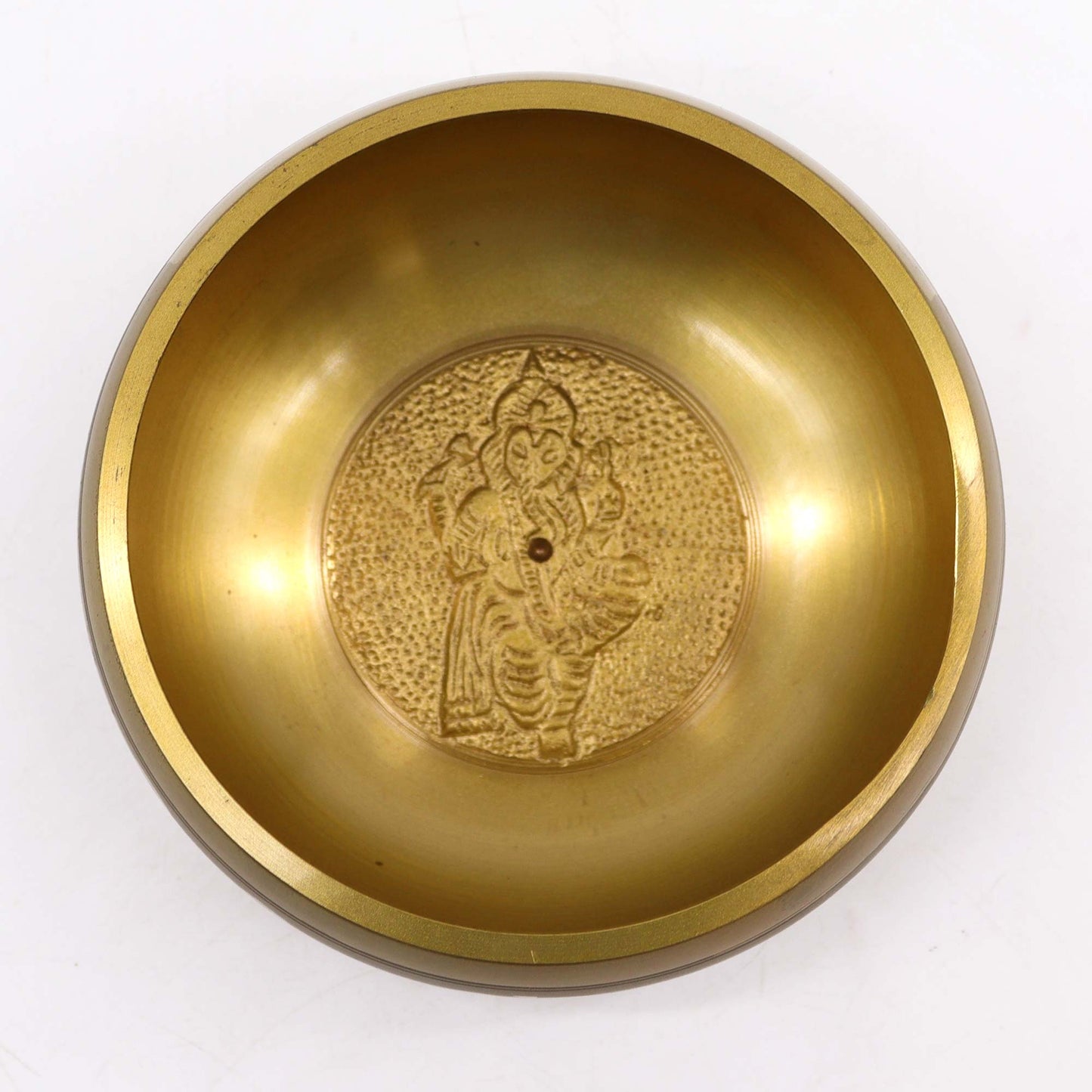 tibetanska zdjela smeda ganesh mjed 11x5