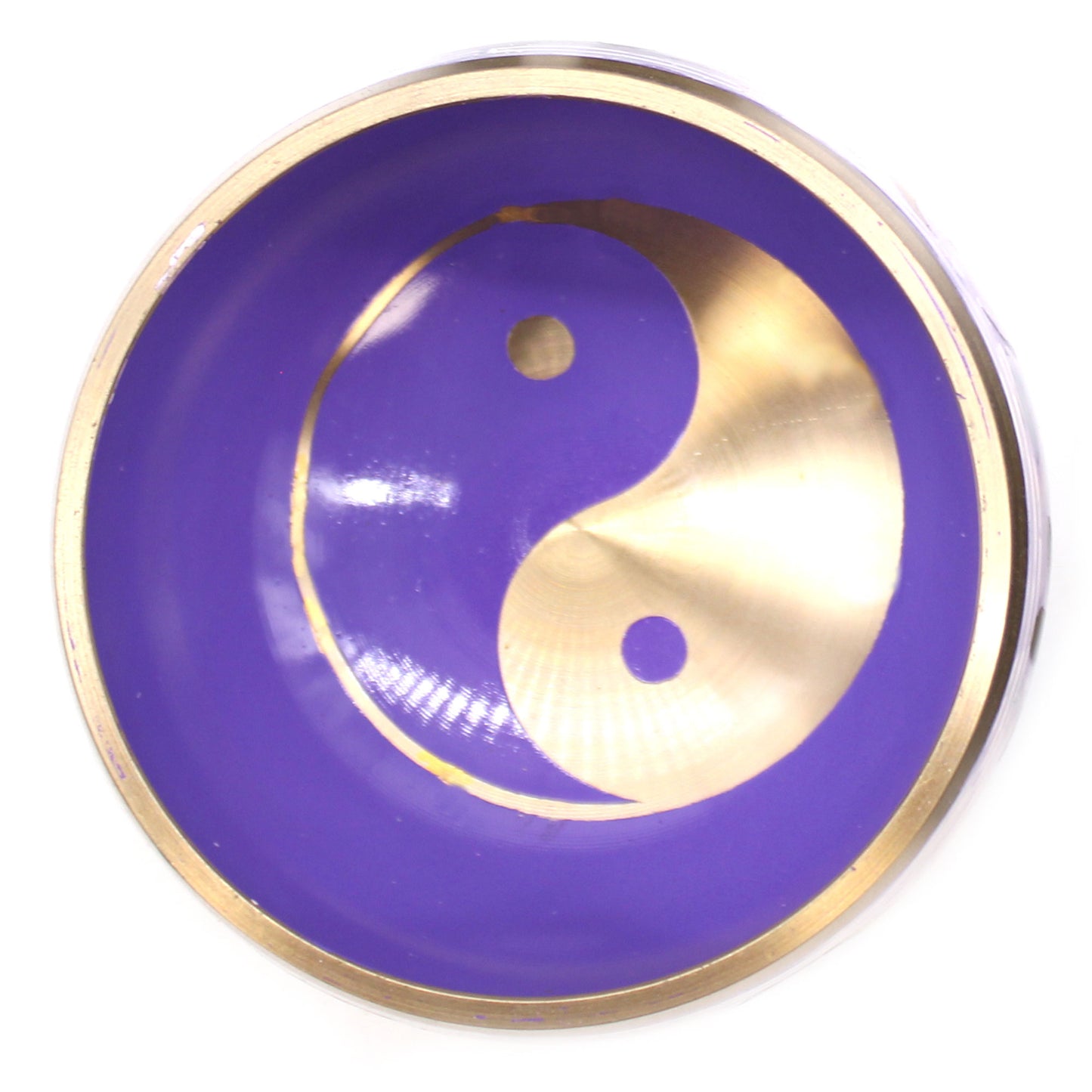 bjela yin yang zvucna zdjela od mjeda