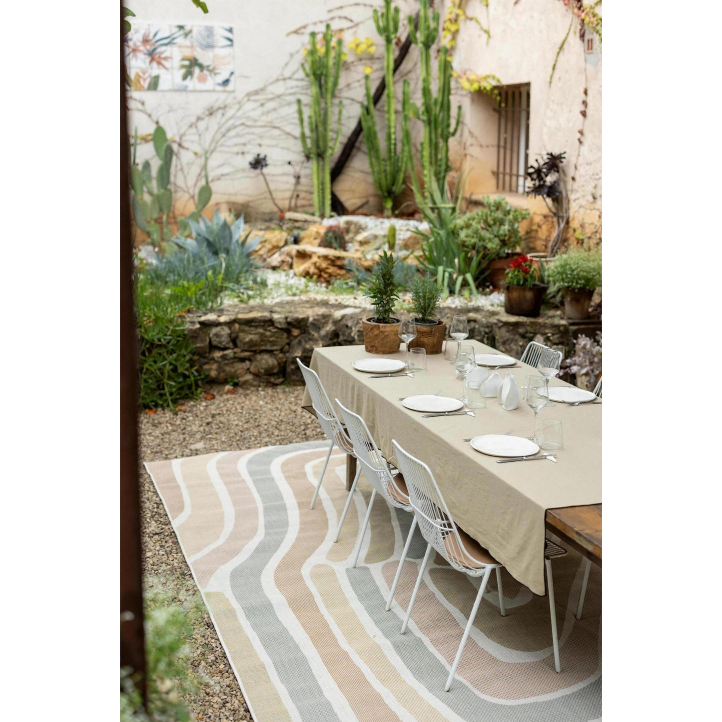 grace stolnjak 140 x 250 kamel