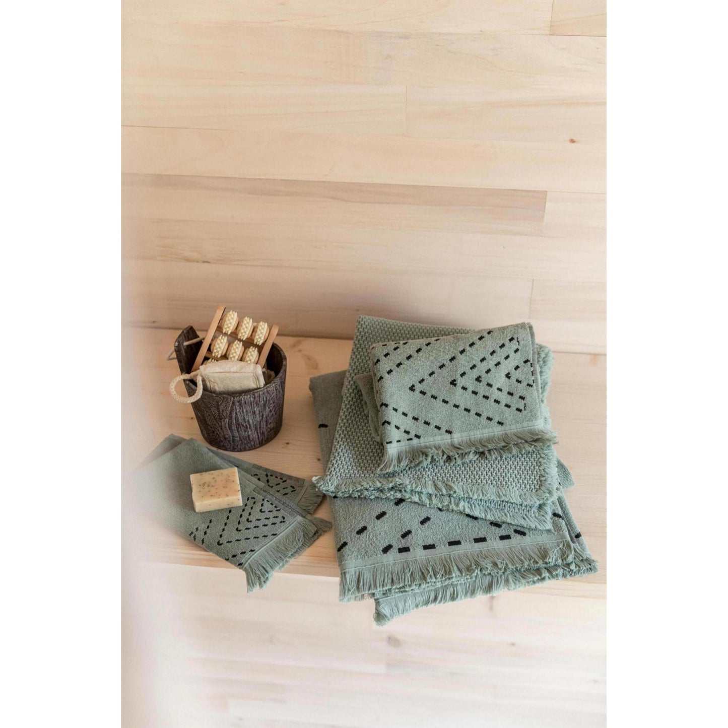 julia kupaonski rucnici set od 2 70 x 140 zelena tw11070x140 ope s2