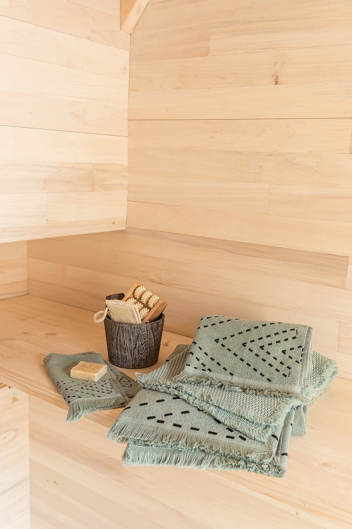 julia kupaonski rucnici set od 4 30 x 50 zelena tw11030x50 ope s4