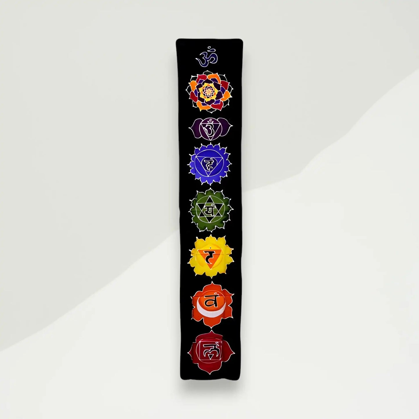 eclectic banner black chakra viscose 183x34