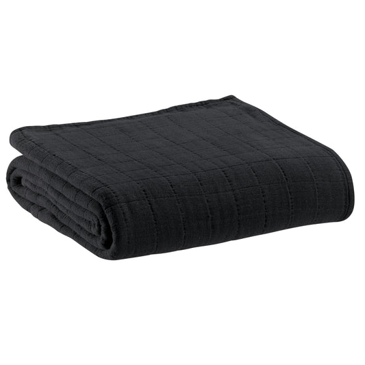 lisa prekrivac za krevet 180x260 crna