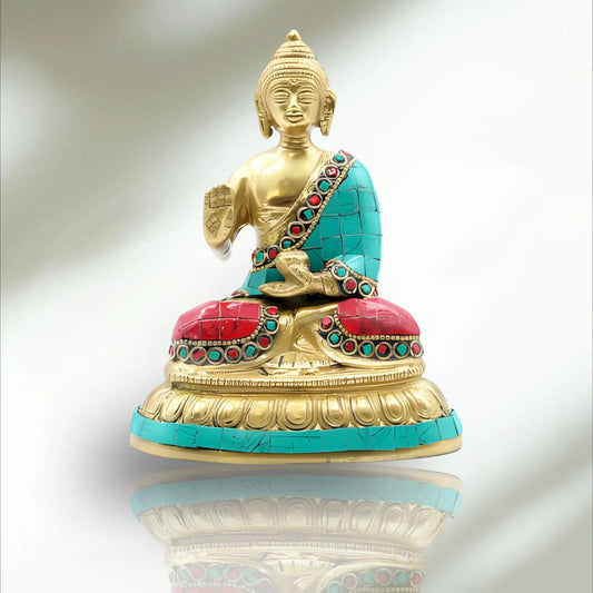 eklekticna buddha figurina 13x15