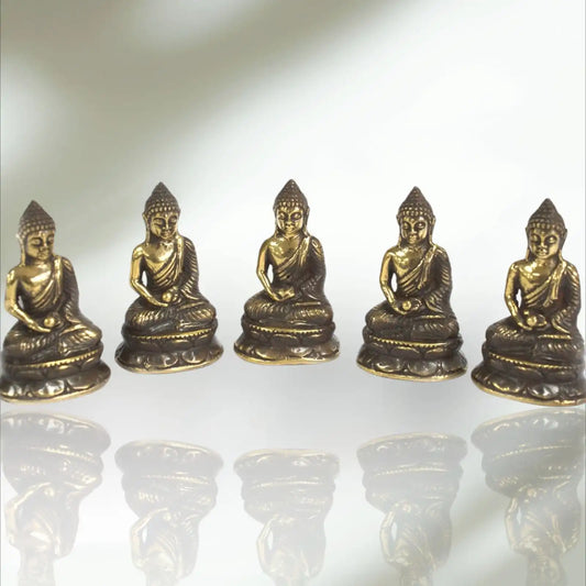 set 5 buddha figurica