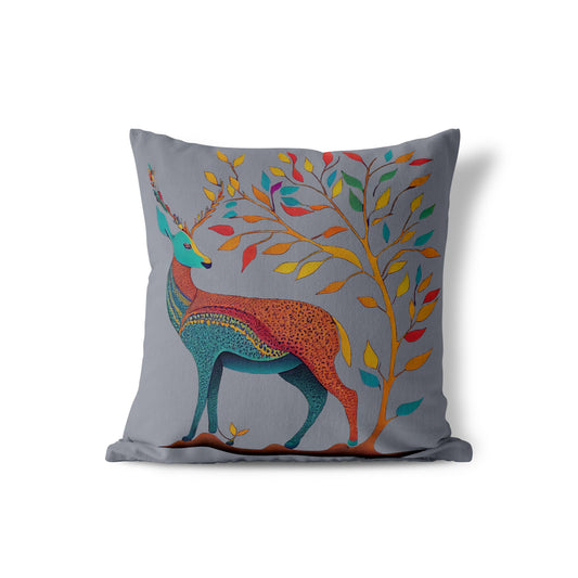 leafy antlers ukrasni jastuk