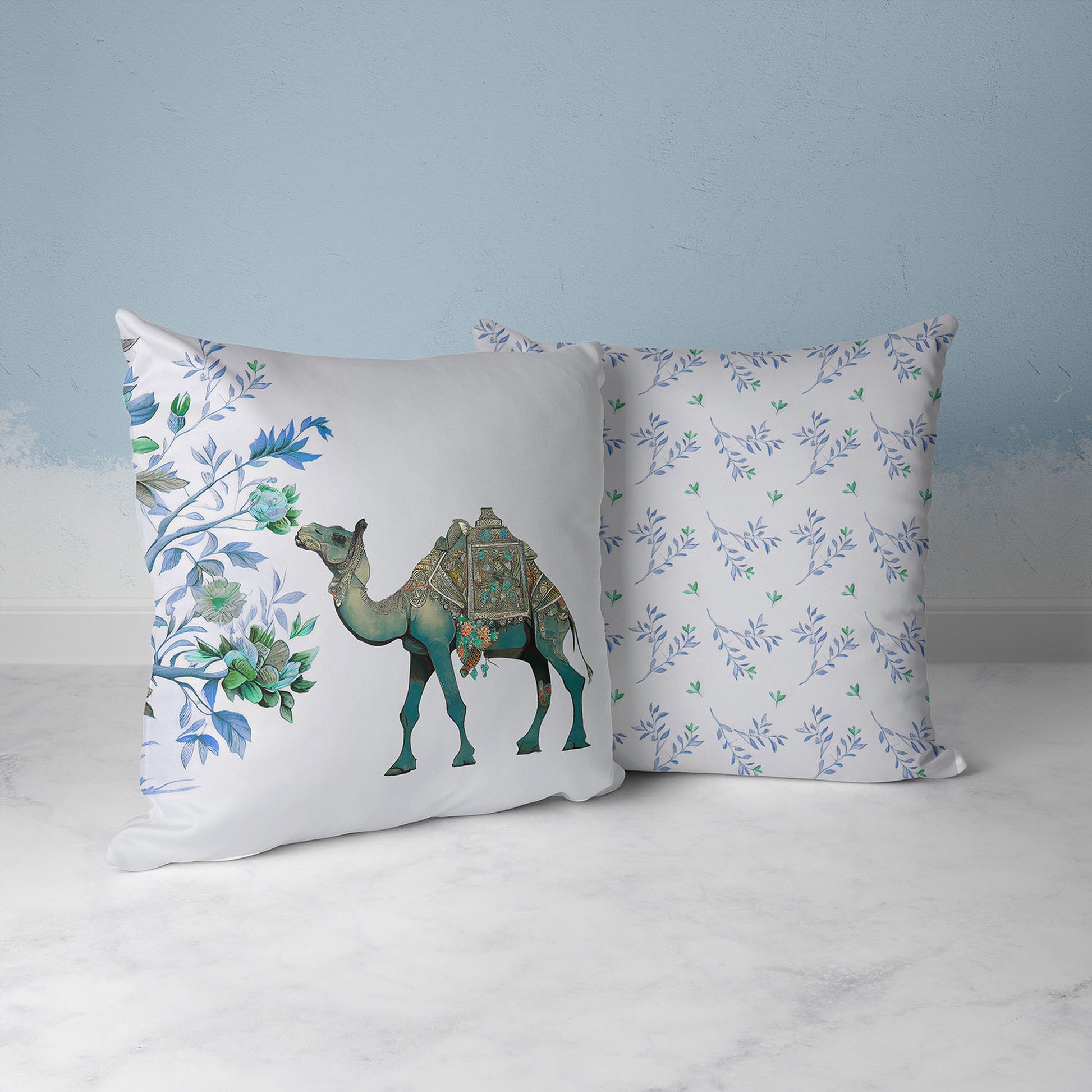 camel flower ukrasni jastuk