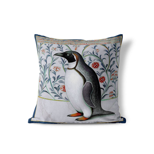 penguin paradise flowers ukrasni jastuk