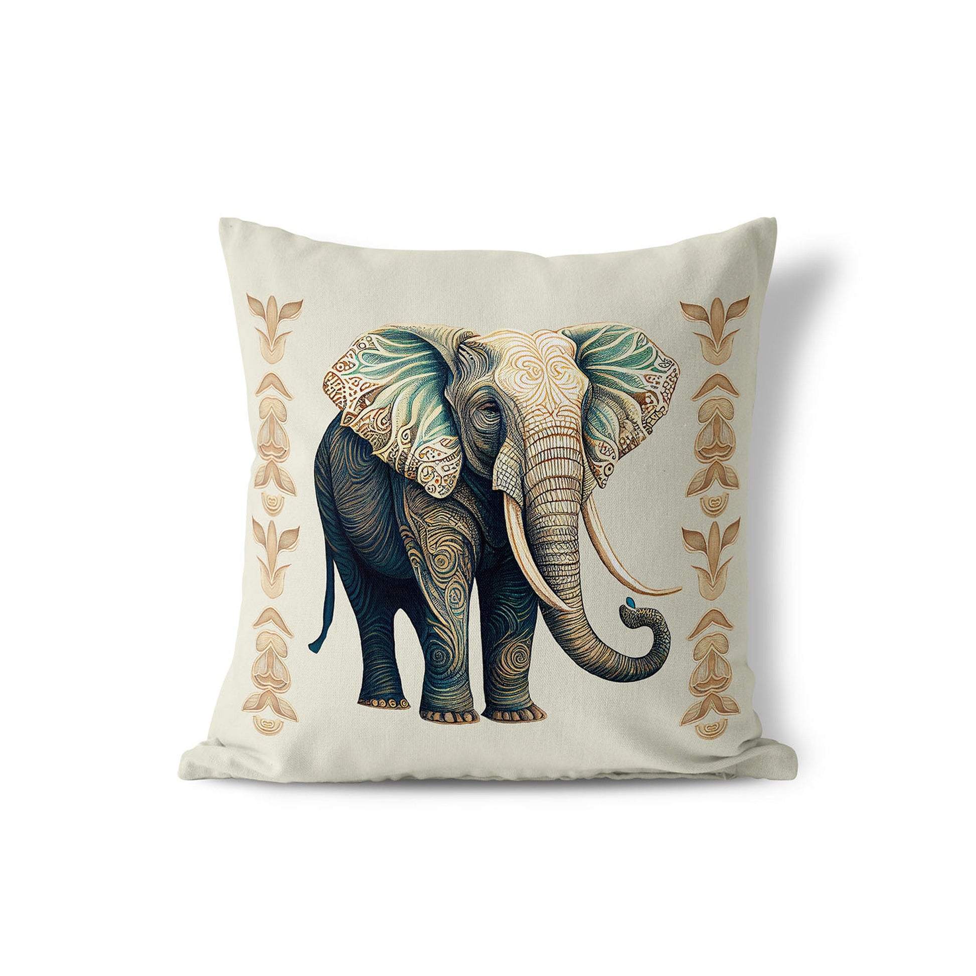 elephant lines ukrasni jastuk