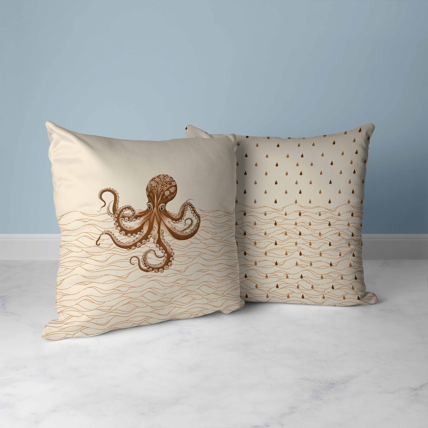 oceanic octo art ukrasni jastuk