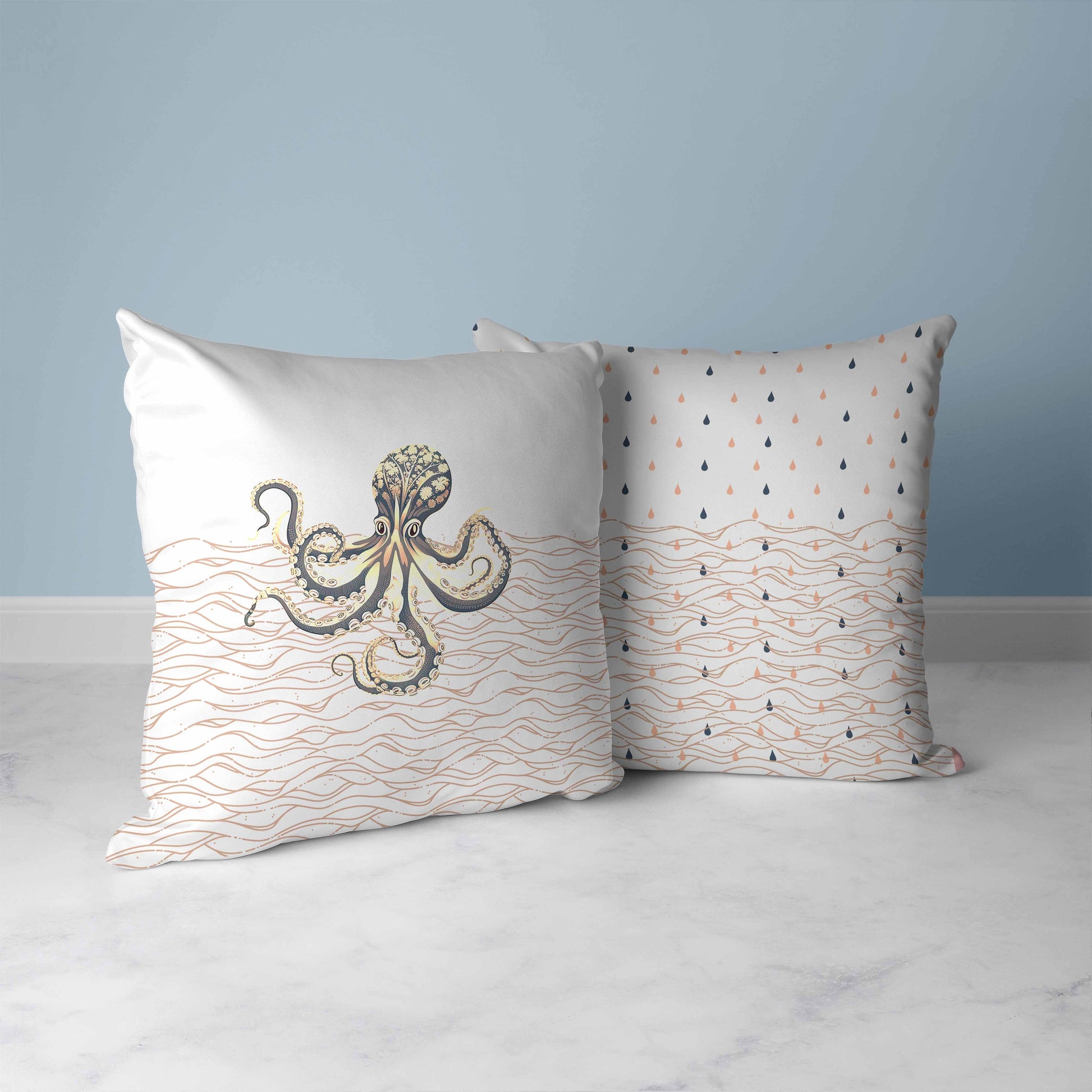 oceanic octo art ukrasni jastuk