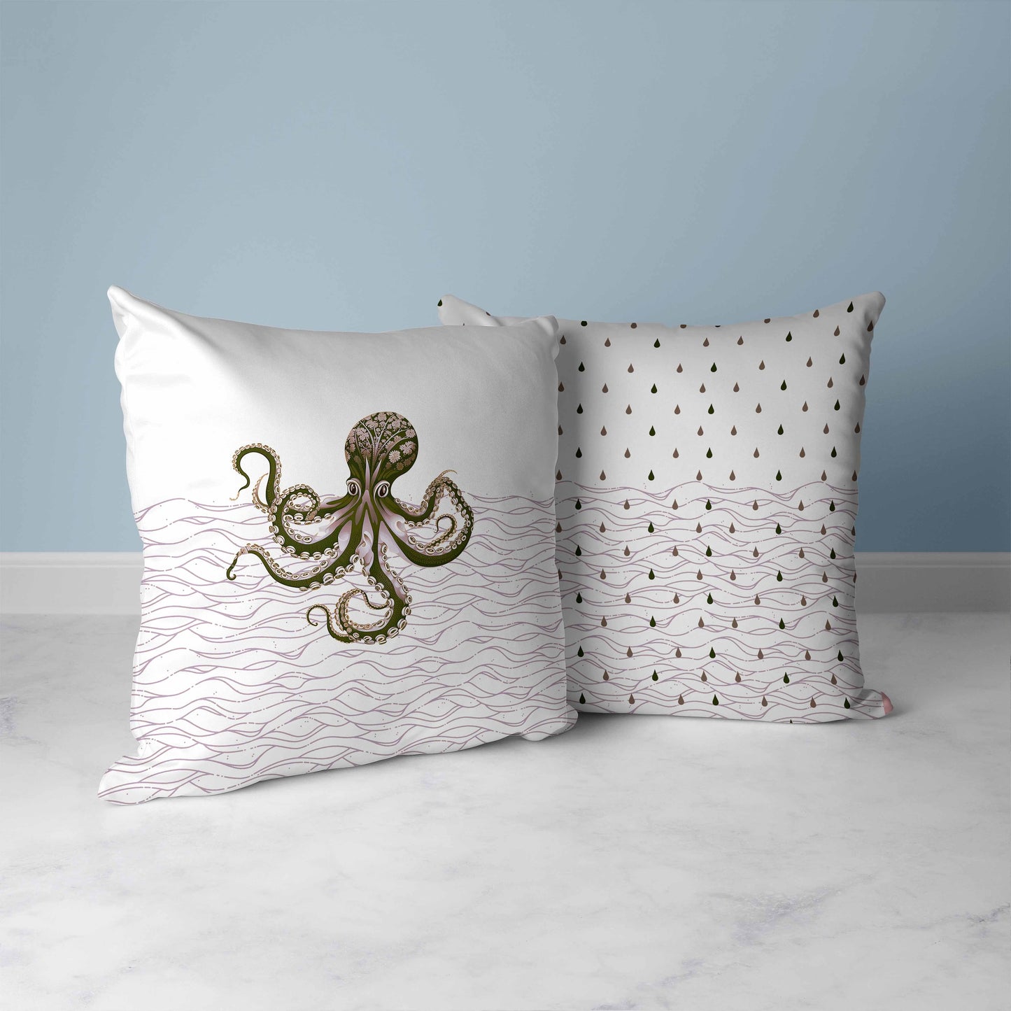 oceanic octo art ukrasni jastuk