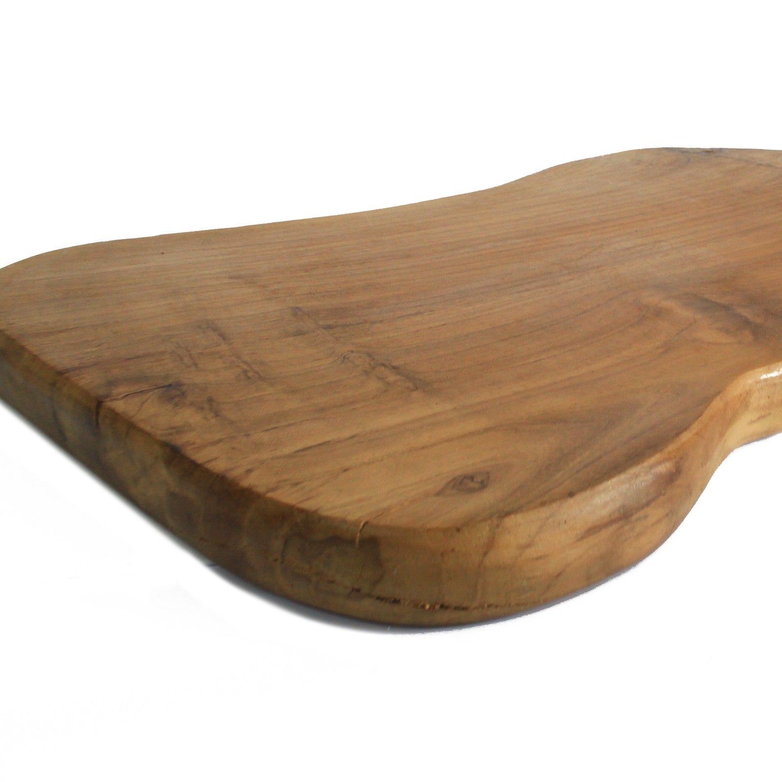 chopping board brown teak wood 50x20