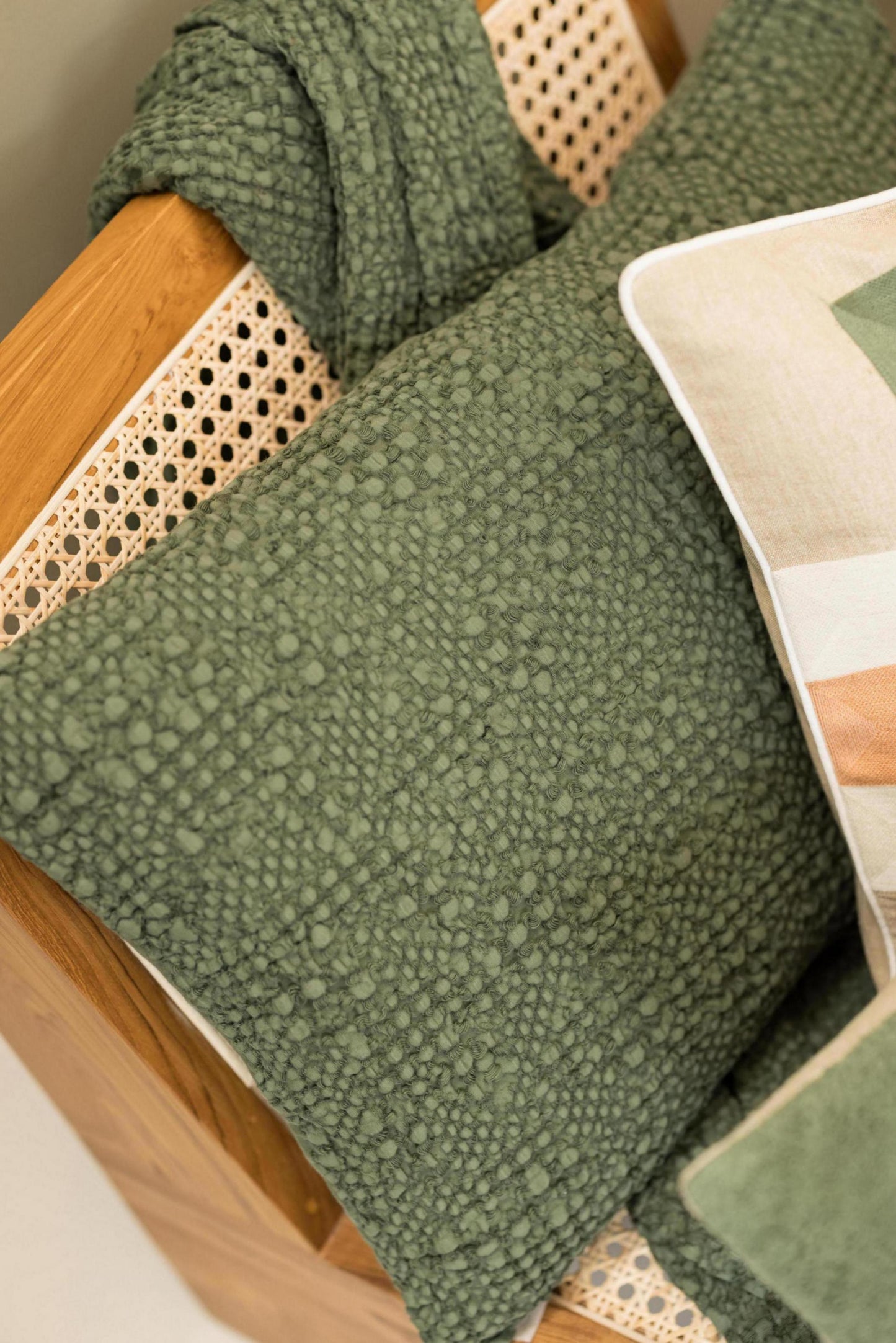 Tana Dekokissen 40X65 Olive Baumwolle