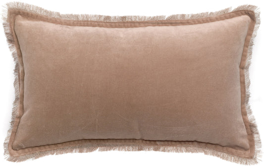 Fara Dekokissen 30X50 Taupe Baumwolle