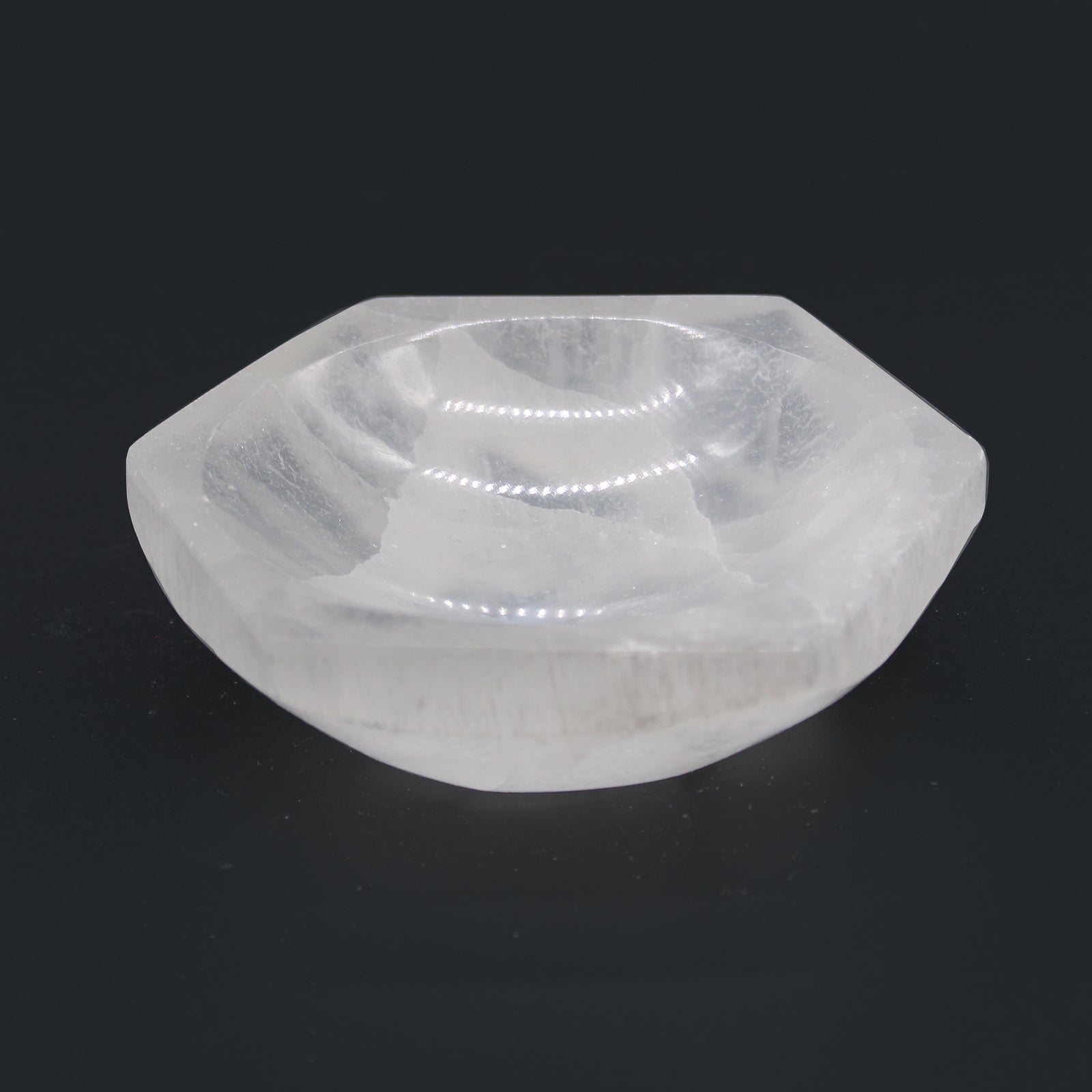 moderna zdjela od selenita bijeli selenit 10x9 cm