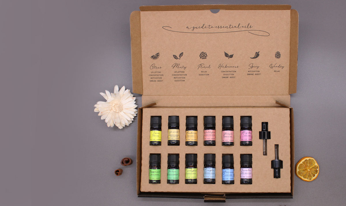etericna ulja aromaterapijski set