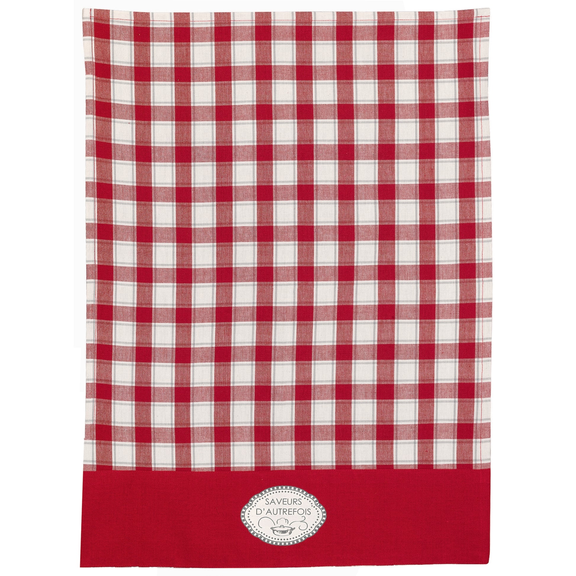 saveurs dautrefois set od 6 kuhinjskih krpa crvena 030