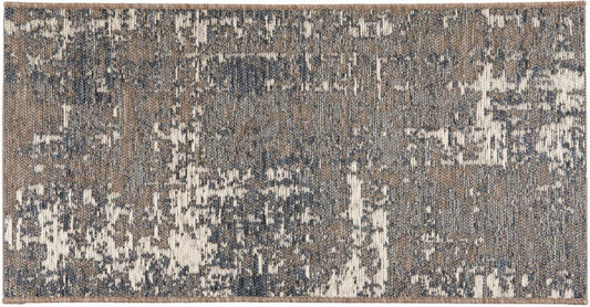 Teppich Catania 60X110, Polypropylen, Grau, Beige