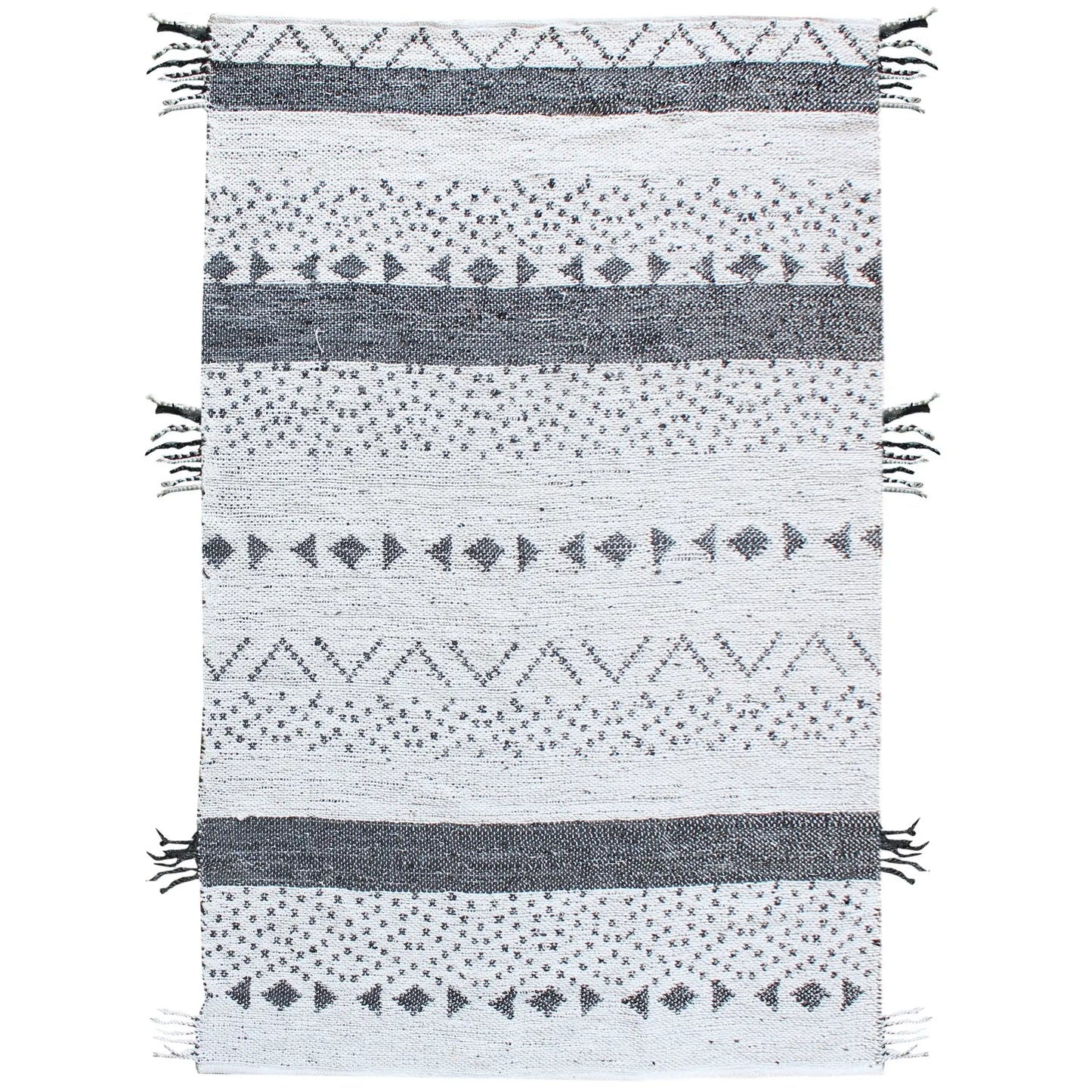 Callista Tepih 120 X 180, Bijela, Pruge