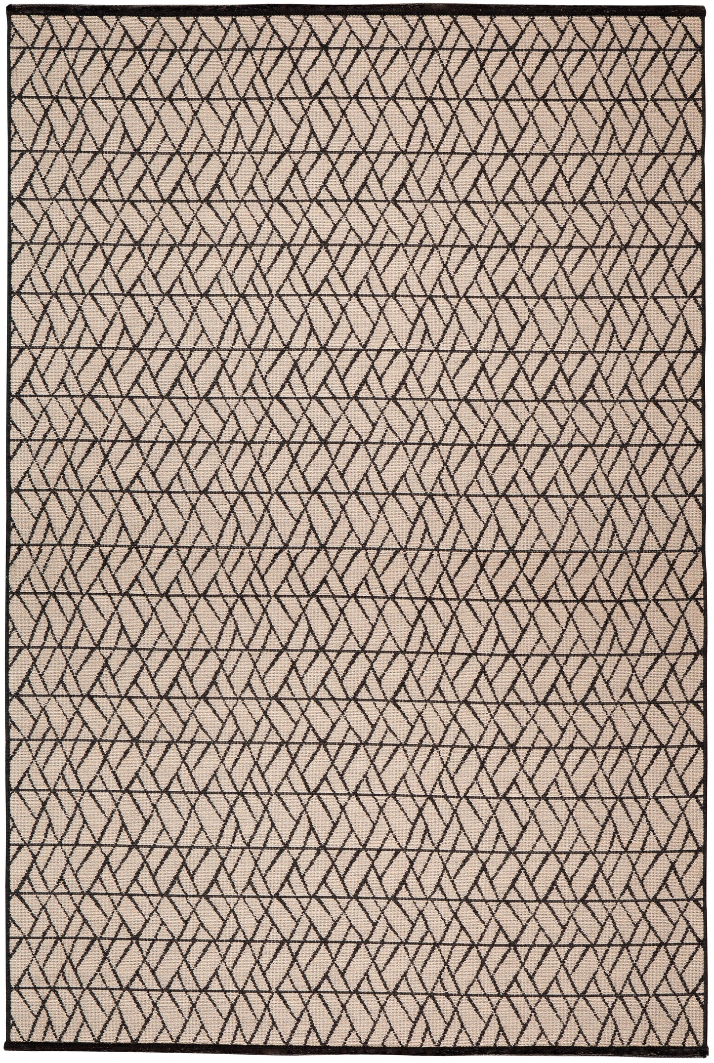 Teppich Sadar 160X230, Polypropylen, Schwarz, Beige