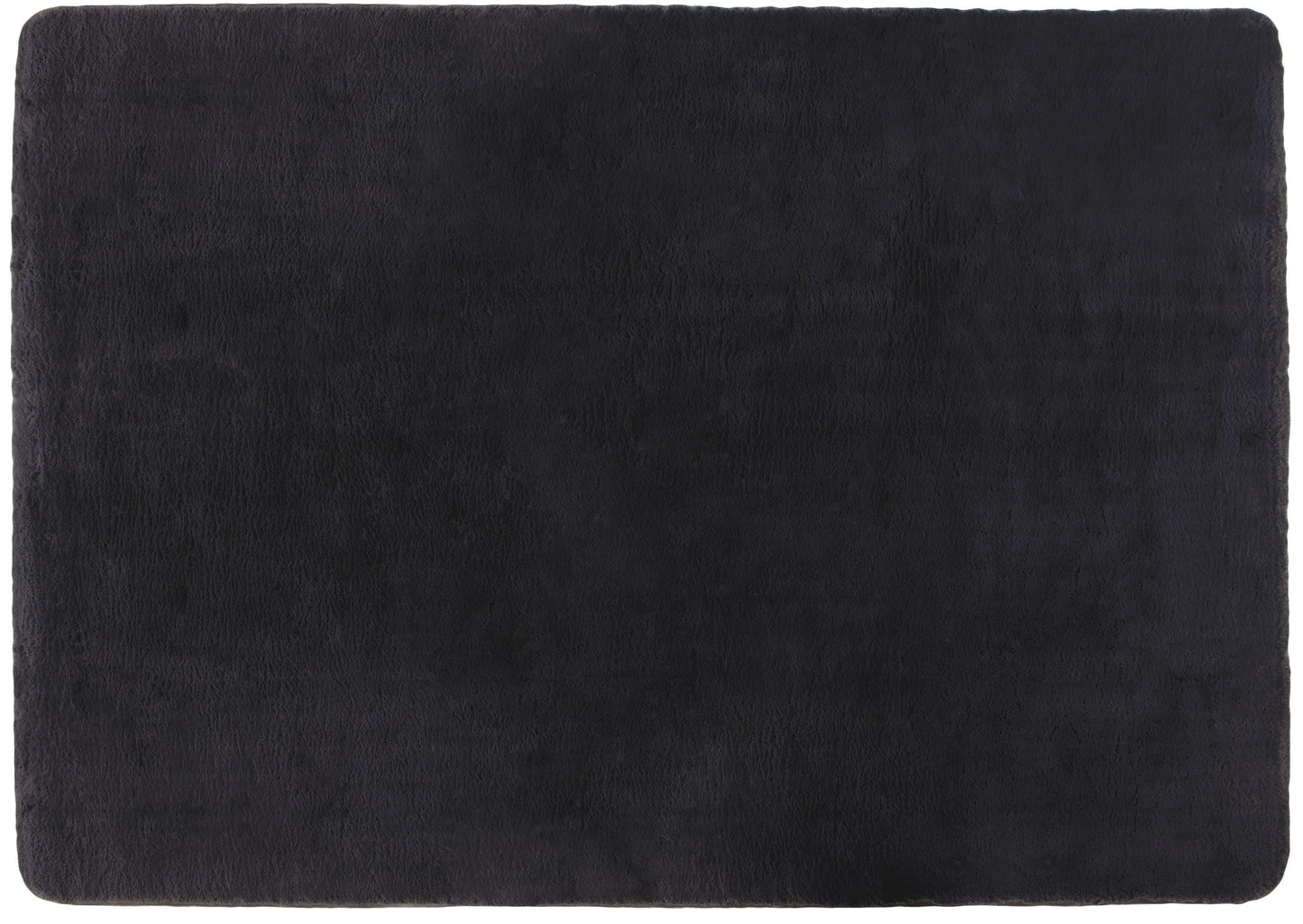 Teppich Eddy 200X290, Polyester, Schwarz