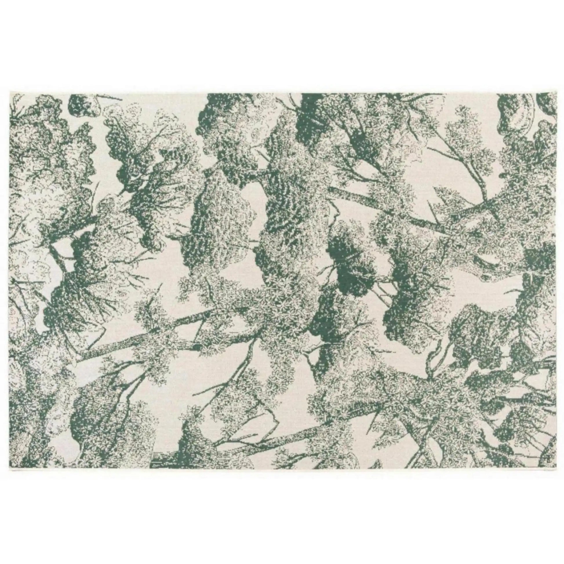 Deva Vanjski Tepih 160 X 230, Zelena, Cvjetni