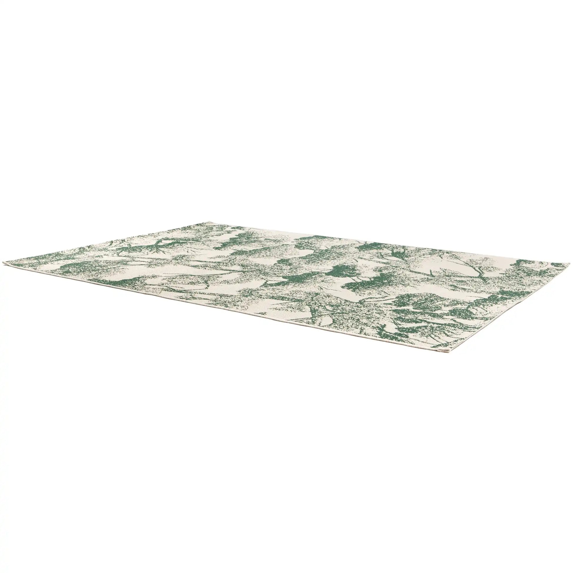 deva vanjski tepih 160 x 230 zelena cvjetni rg289 a 160x230 the