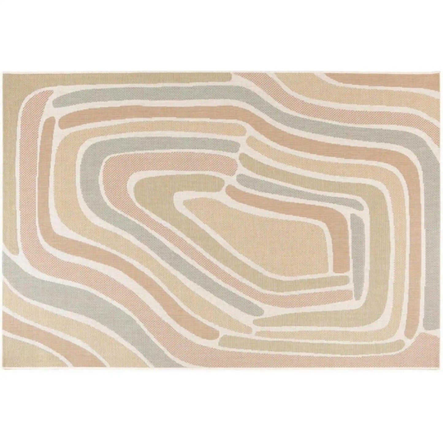 Isana Vanjski Tepih 160 X 230, Miks Boja, Geometrijski