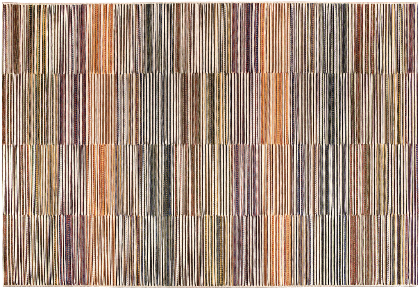 Tepih Bianca 160X230X1, Polipropilen, Multi, Narančasta