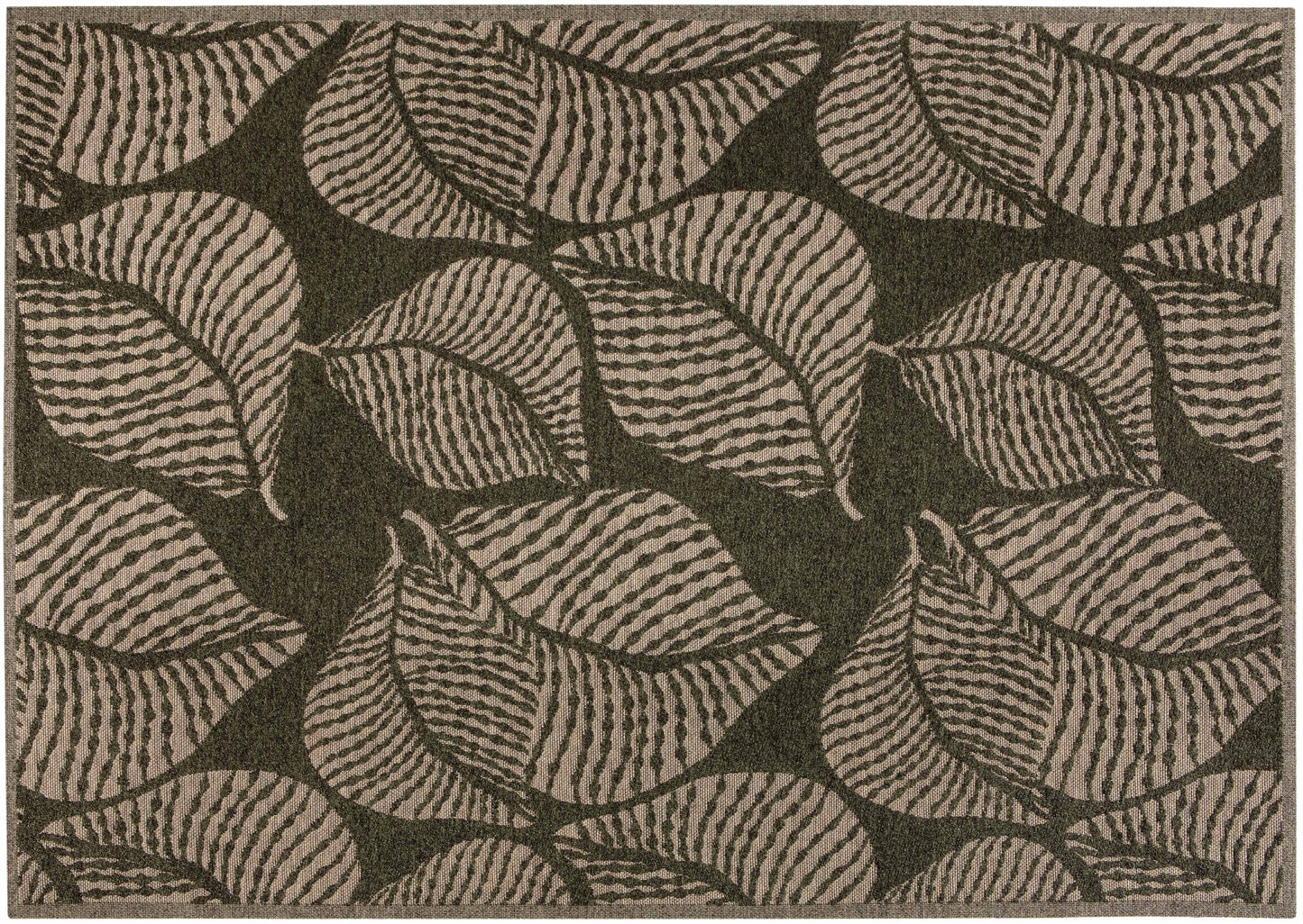 Teppich Flora 160X230X1, Polyester, Grün