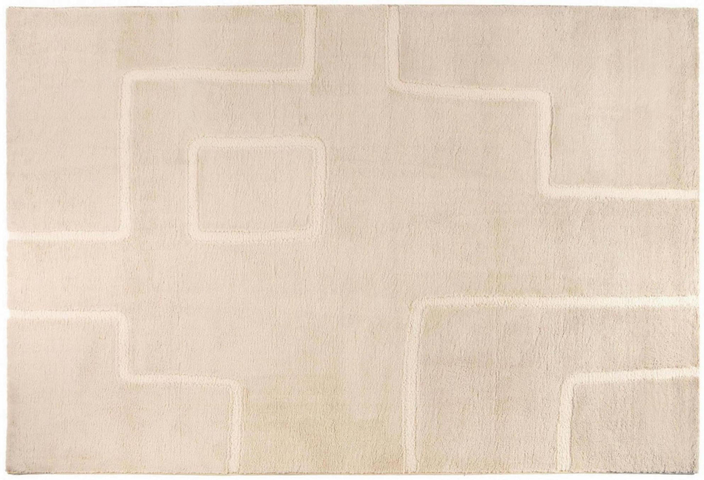 Teppich Louisa 200X290X2, Polypropylen, Creme