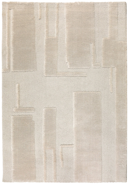 Teppich Louka 160X230X2, Polyester, Creme