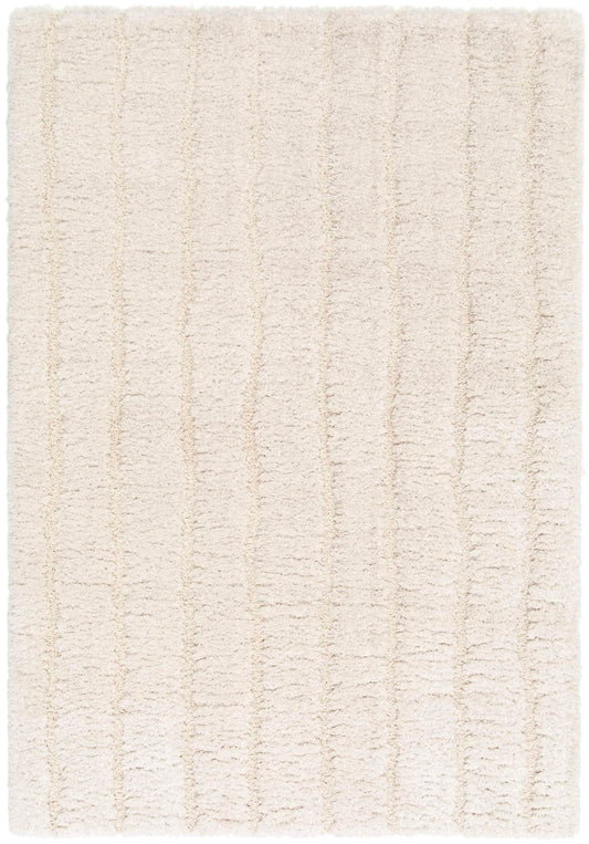 Teppich Mael 120X170X4, Polyester, Creme